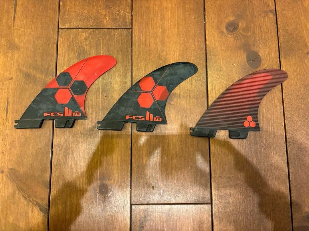 FCS2 FCS fin トライフィン AM PC アルメリック Sサイズ 赤 FCS2 エフシーエスツー PC AM TRI アルメリック サーフィン トライ