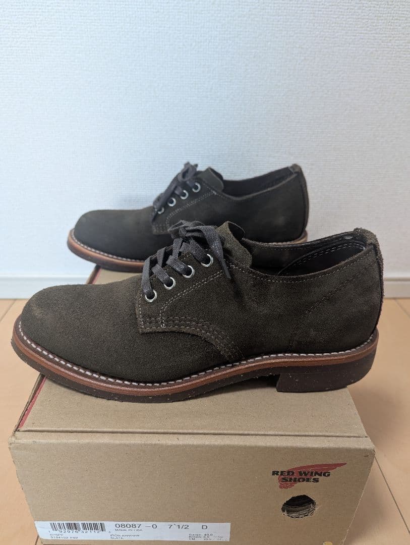 チペワ 1901M75 スエード サービス シューズ モス - メルカリ