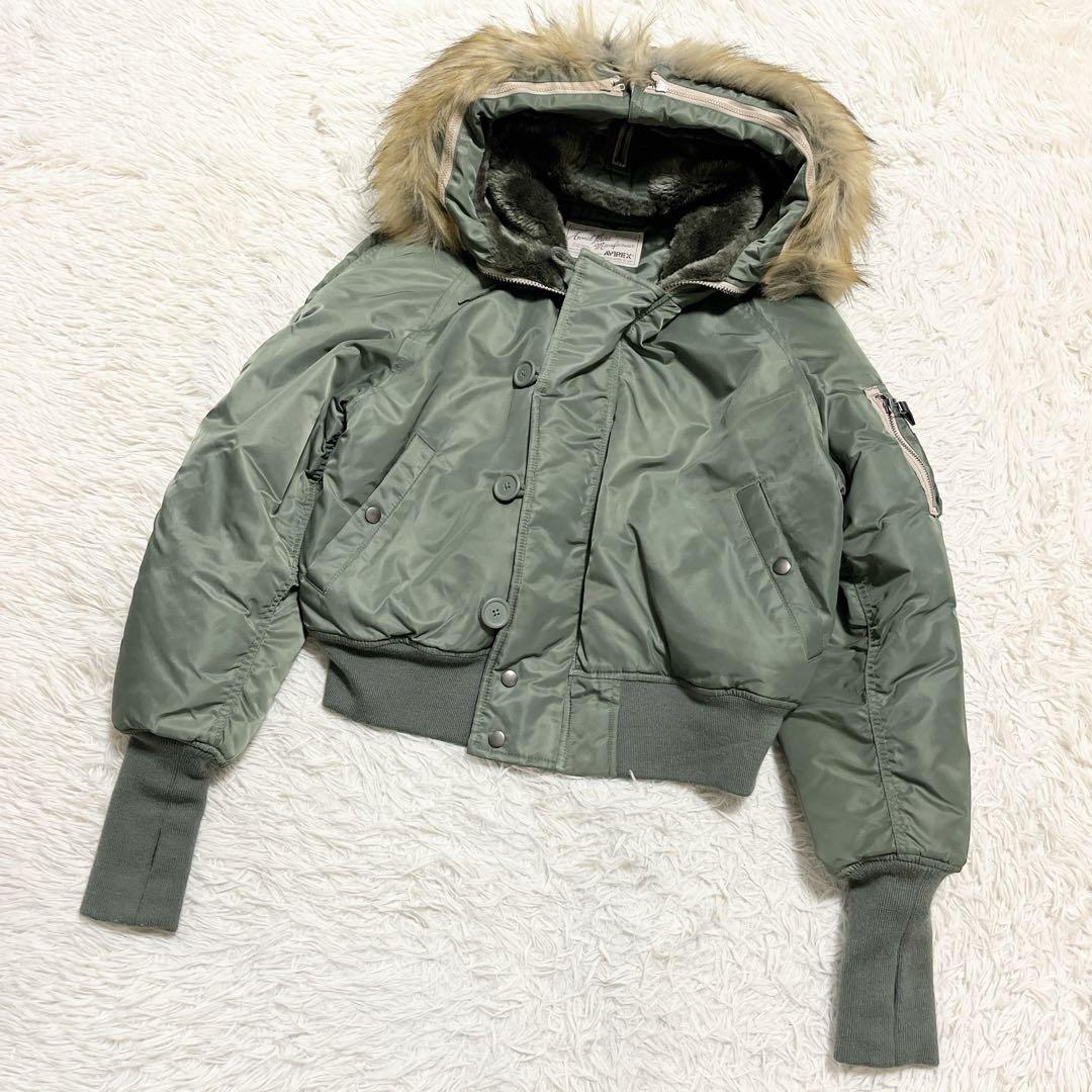 極美品 AVIREX フリークスストア 別注 N2Bミリタリージャケット - メルカリ