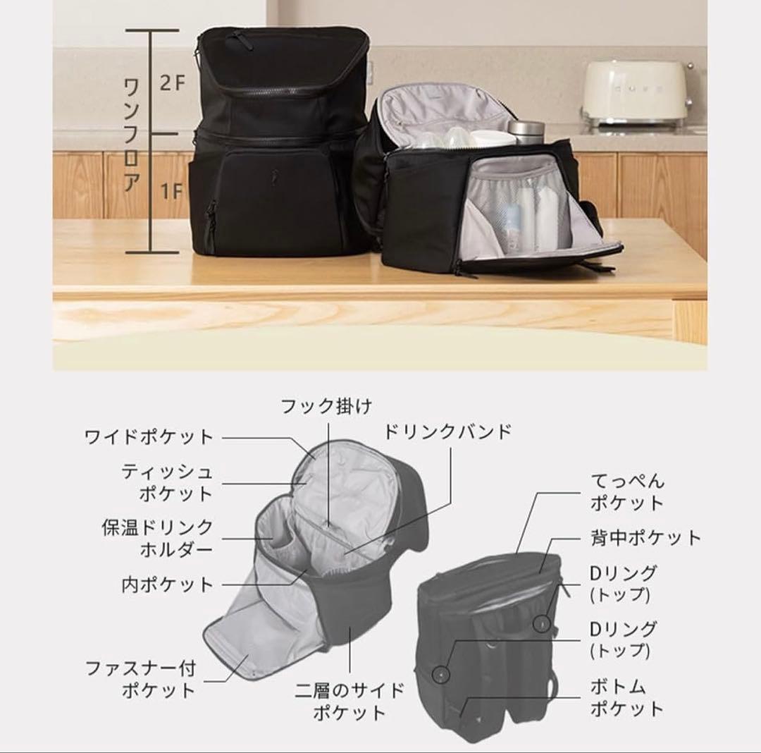 dauson lab. 二階層型リュック - メルカリ