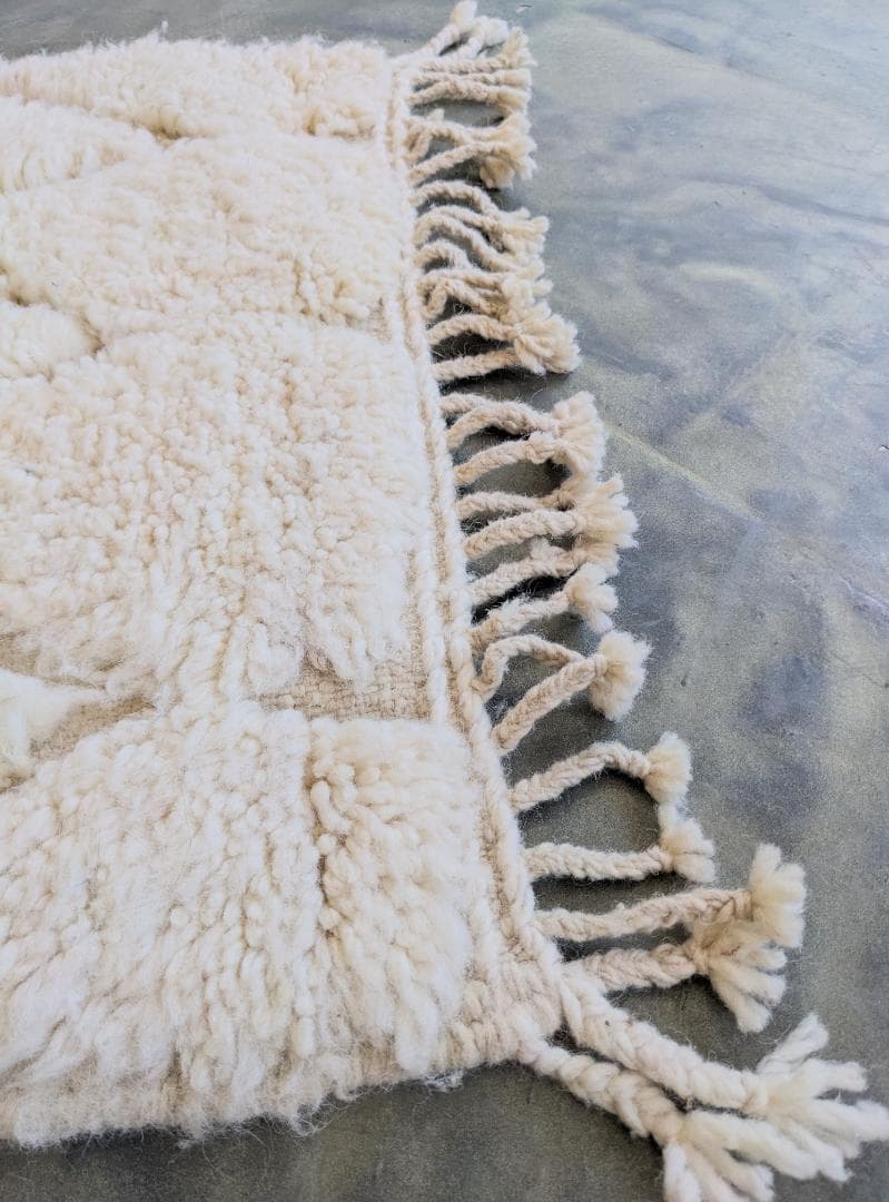 週末限定セール】新品未使用モロッコミニベニワレンラグ-No.20 62×108