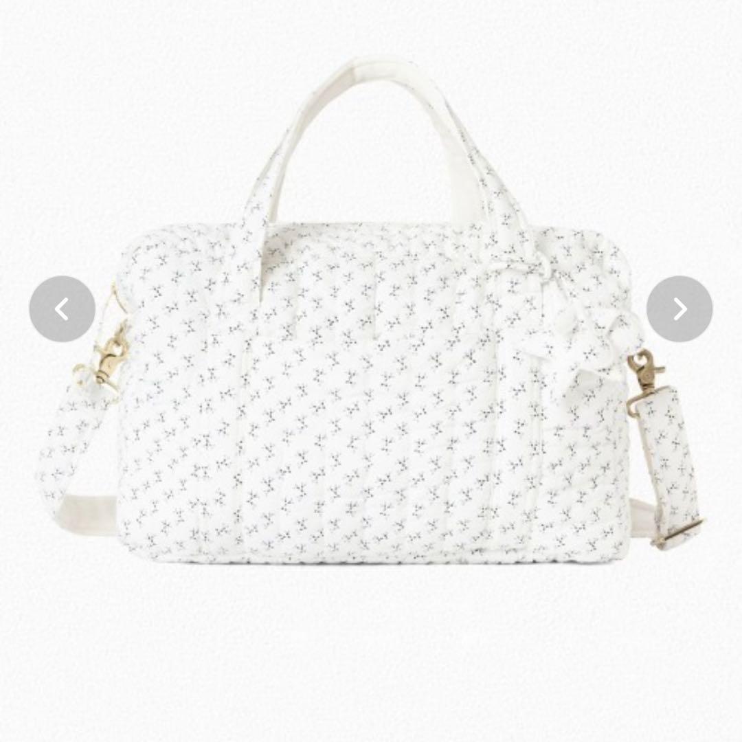 bonpoint キルティングマザーズバック ショルダーストラップつき