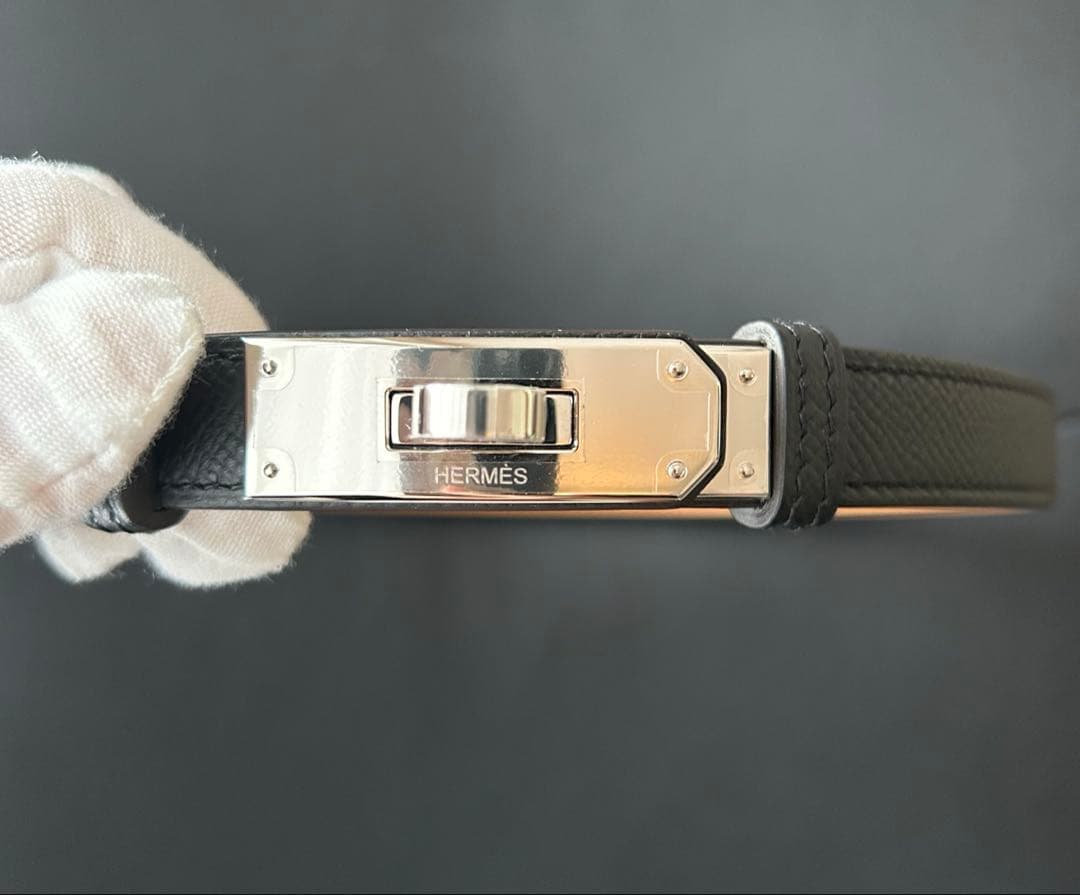 定価以下！ 新品未使用 HERMESエルメス ケリー ベルト シルバー
