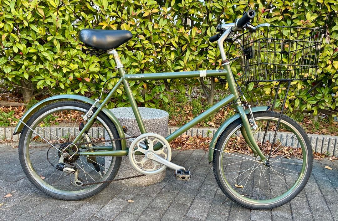 アサヒサイクル ミニベロ マットグリーンSCH206 20インチ 東京