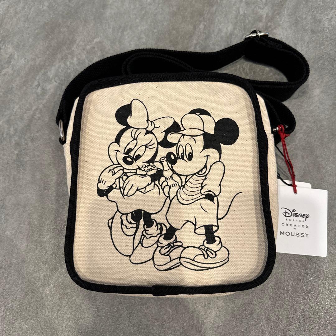 Disney ミッキー ミニー ショルダーバッグ MOUSSY コラボ - メルカリ