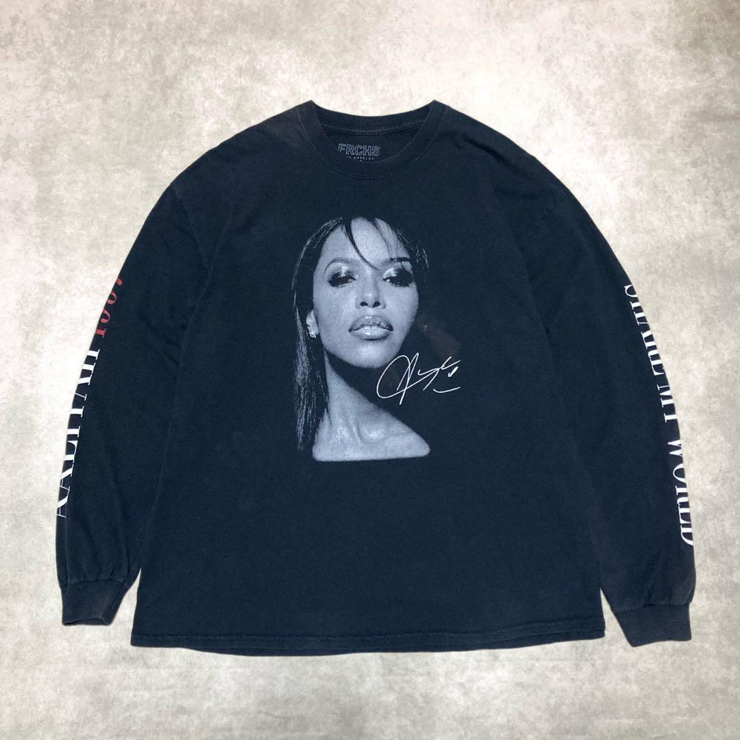Aaliyah アリーヤ ロングスリーブ Tシャツ ワールドツアー 1997