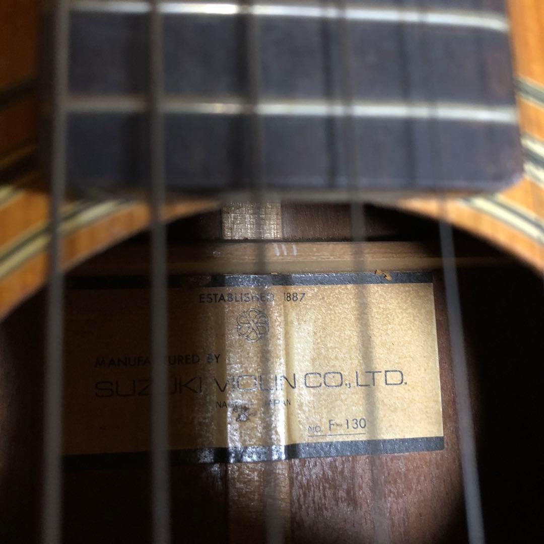 鈴木バイオリン Suzuki スズキ アコースティックギター F-130 - メルカリ