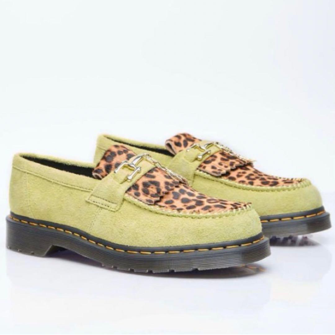 Dr.Martens Adrian Bone ローファー マーチン ヒョウ柄 - メルカリ