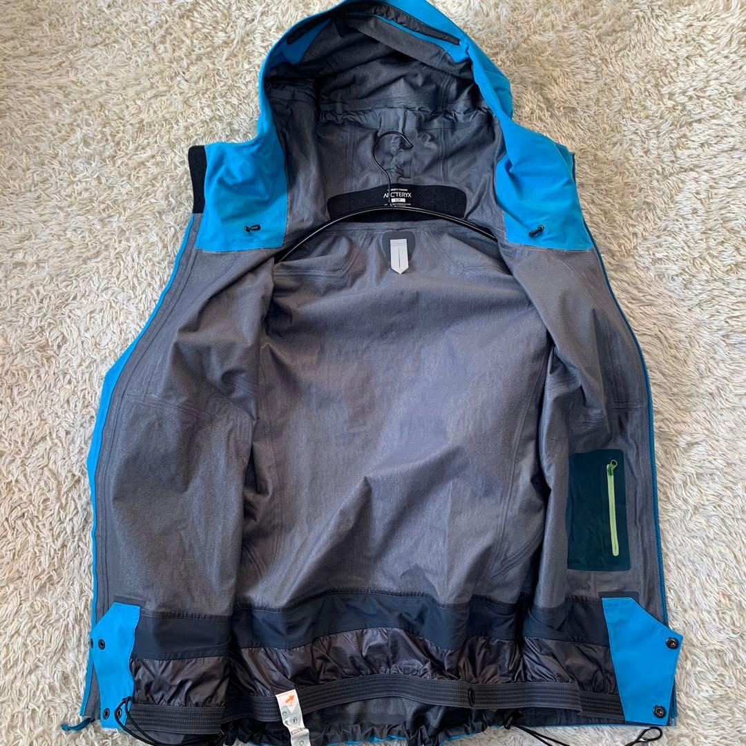 ARC'TERYX GORE-TEX ハードシェル S 水色 テック