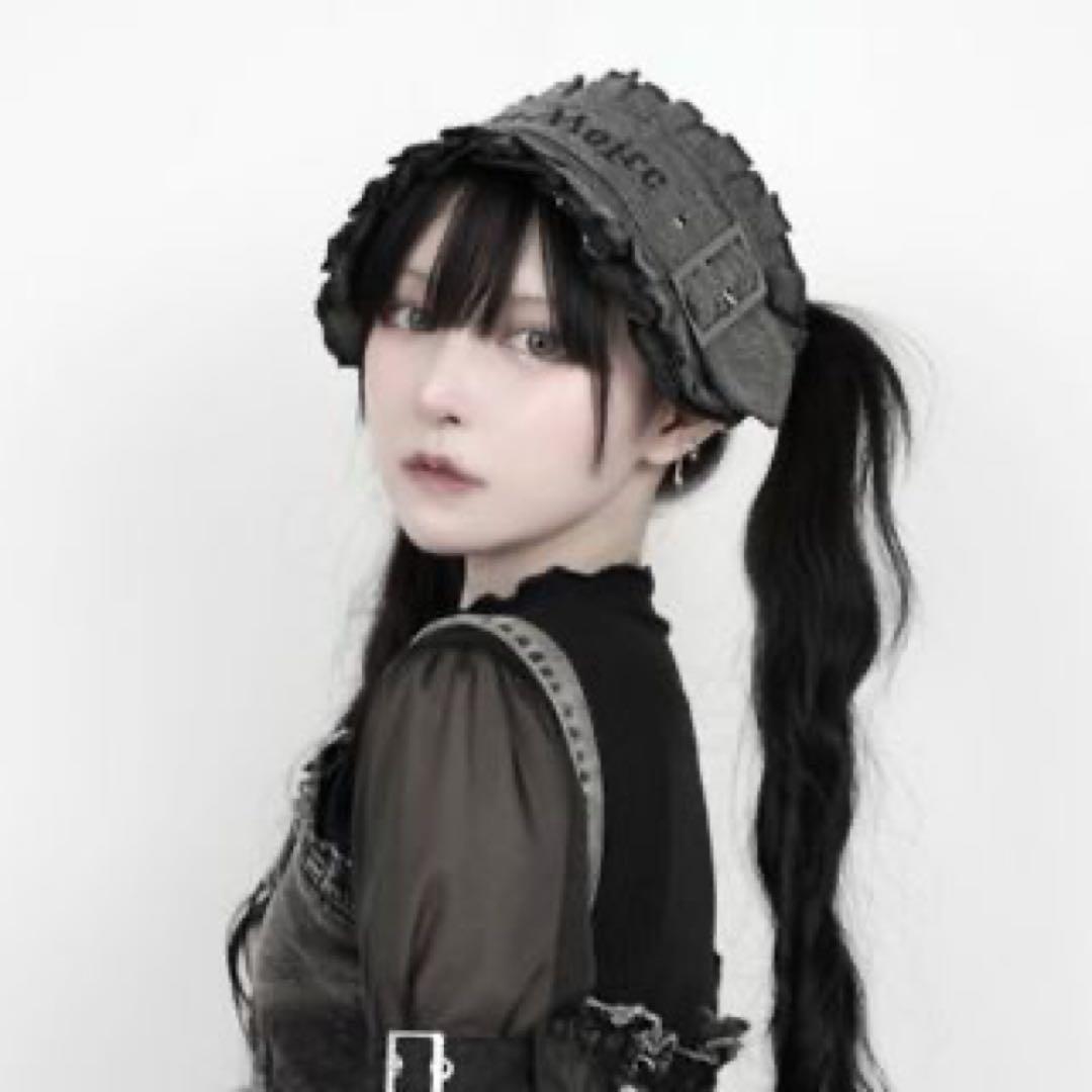 DimMoire ディムモアール デニム ヘッドドレス グレー - メルカリ