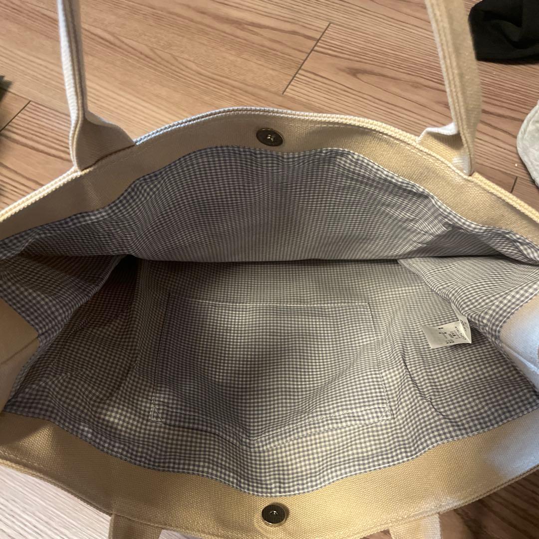 美品】familiar×kowa コラボ お野菜刺繍 帆布バッグ - メルカリ