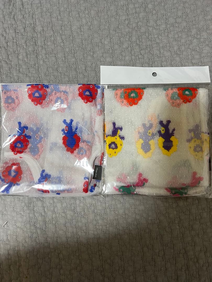 新品未開封）ミャクミャク　レース　エコバッグ　ボーダーカラー　ノーマル2点 万博 EXPO2025ミャクミャクレース おしゃれバッグ マルチカラー