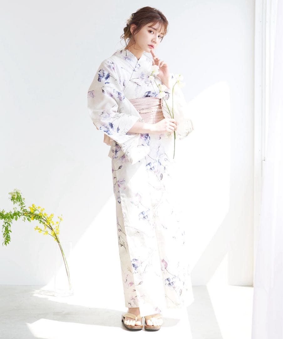 ※最終値下げ※ Dita 浴衣 涼風の水彩ひなげし