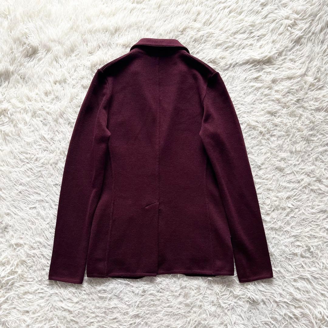 <美品>LARDINI ボルドー ウール ニット ジャケット サイズS相当 美品>LARDINI ボルドー ウール ニット ジャケット サイズS相当 - メルカリ