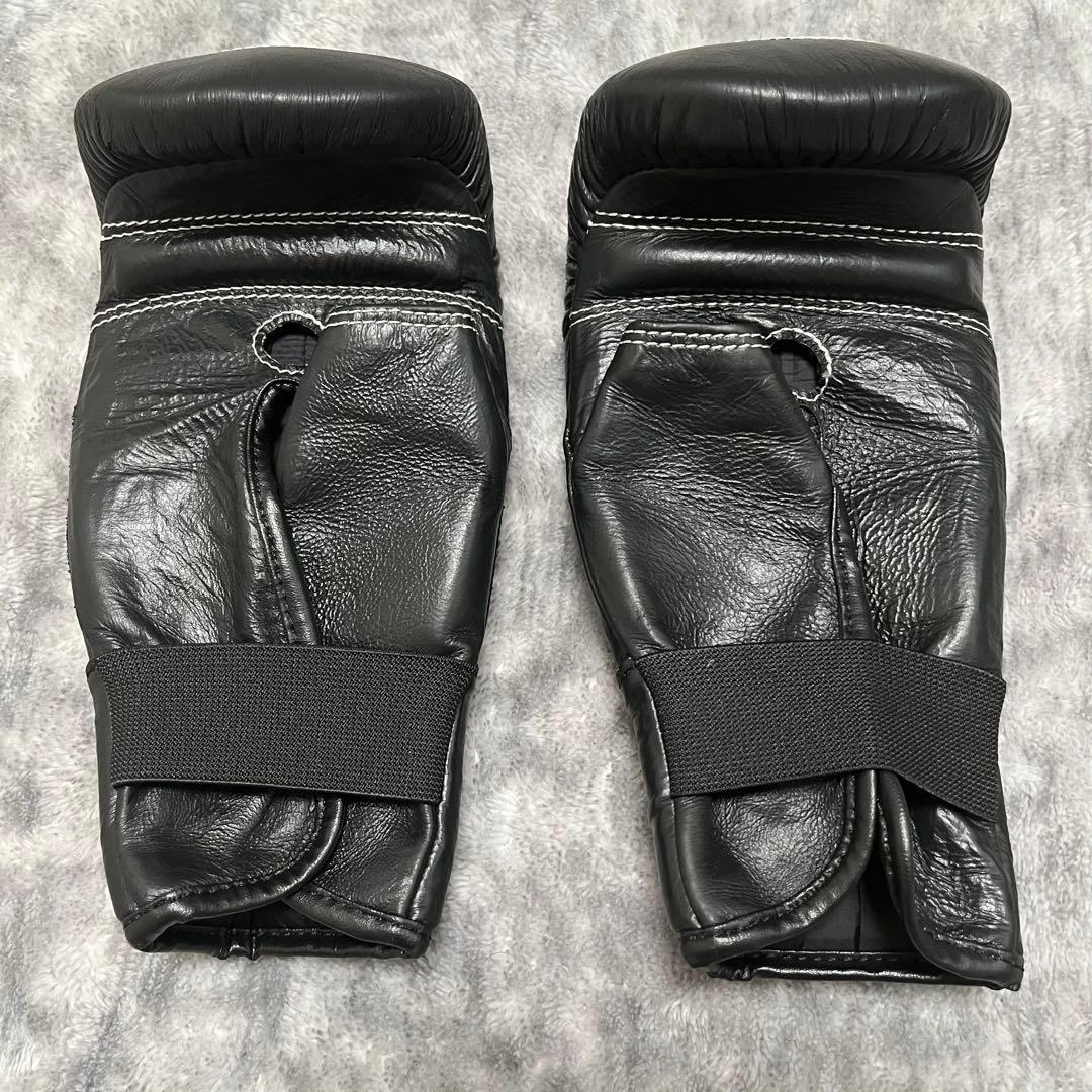 WINDY ボクシング・キックボクシング グローブ 黒 8オンス 本革製 M