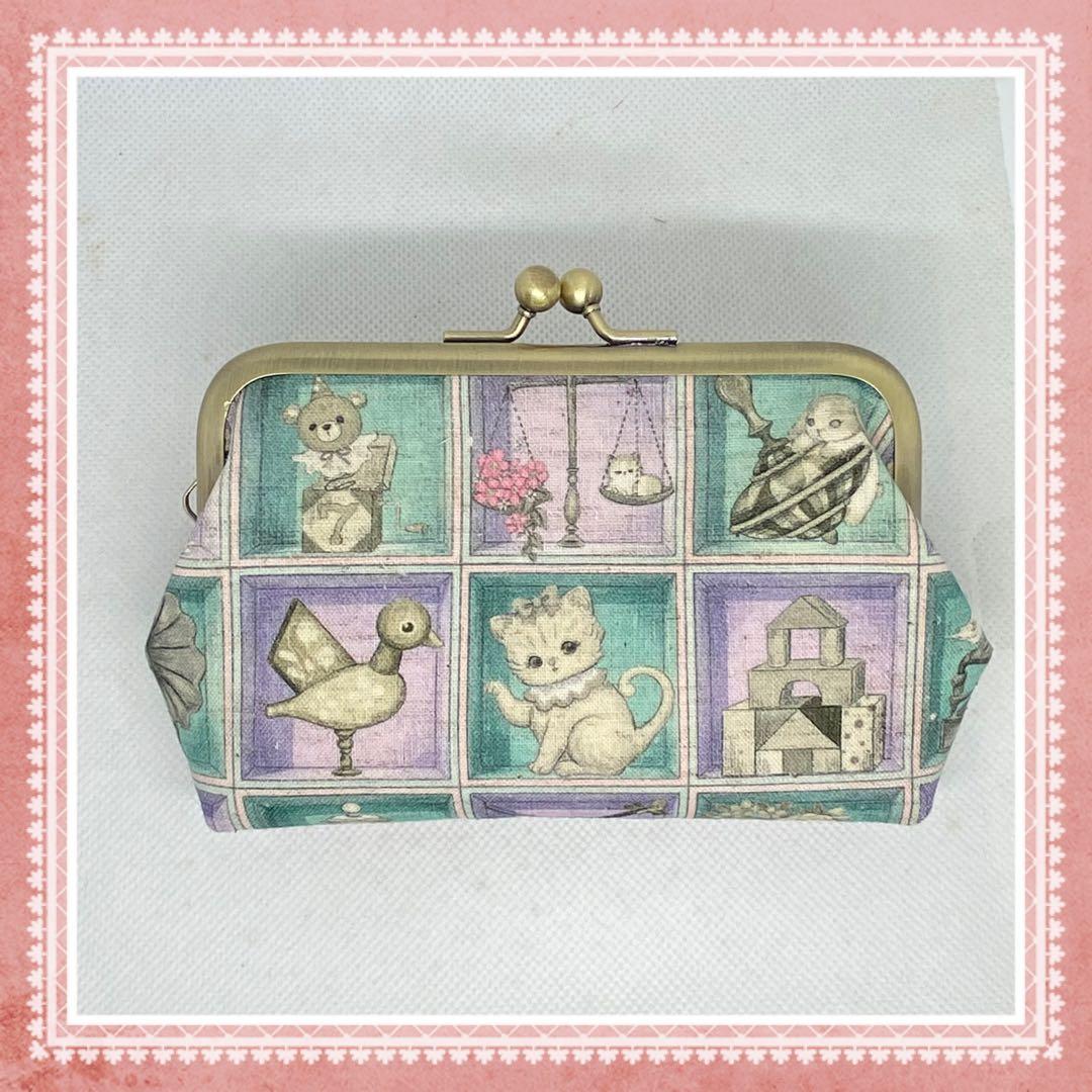 ハンドメイド がま口ポーチ ユキエモン TOYナイトボックス - メルカリ