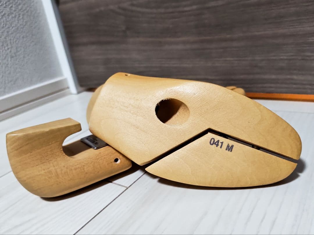 希少 J.M.WESTON 純正シューツリー 041 サイズ6 金属プレート