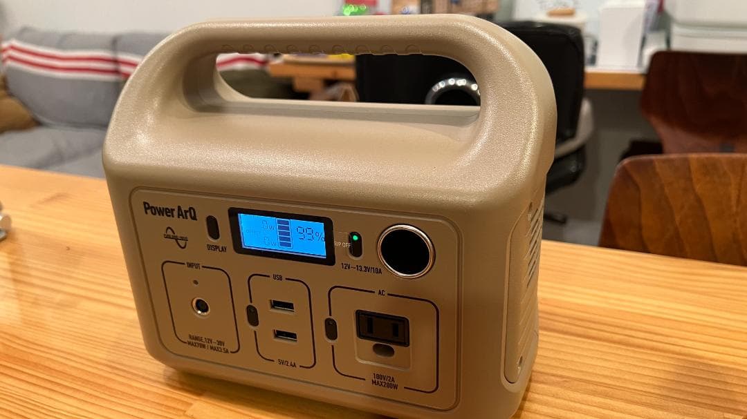 PowerArQ mini ポータブル電源 SmartTap 箱有り ポータブル電源 PowerArQ mini 2 300Wh Smart Tap / 冒険に、あなた