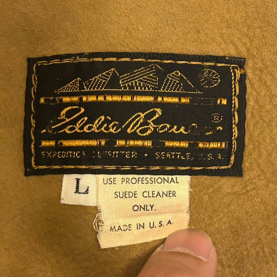 け*ん様 70s 80s レア 黒タグ eddie bauer ムートンベスト - メルカリ