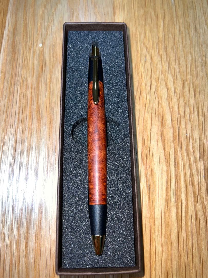 ☆新品未使用☆ボナンペン 本花梨瘤 真鍮金具 野原工芸似 0.5mp - メルカリ