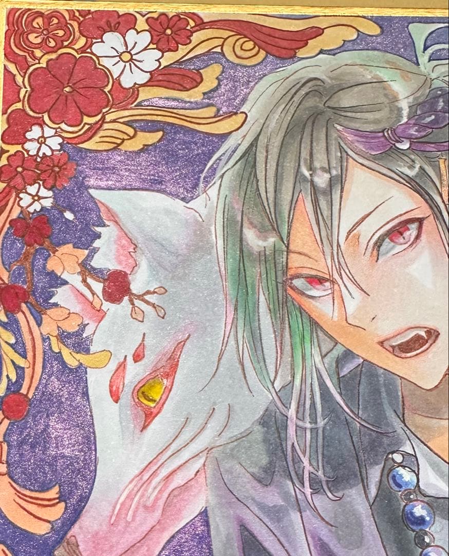 手描き イラスト アナログ 色紙 男の子 オリジナル - メルカリ