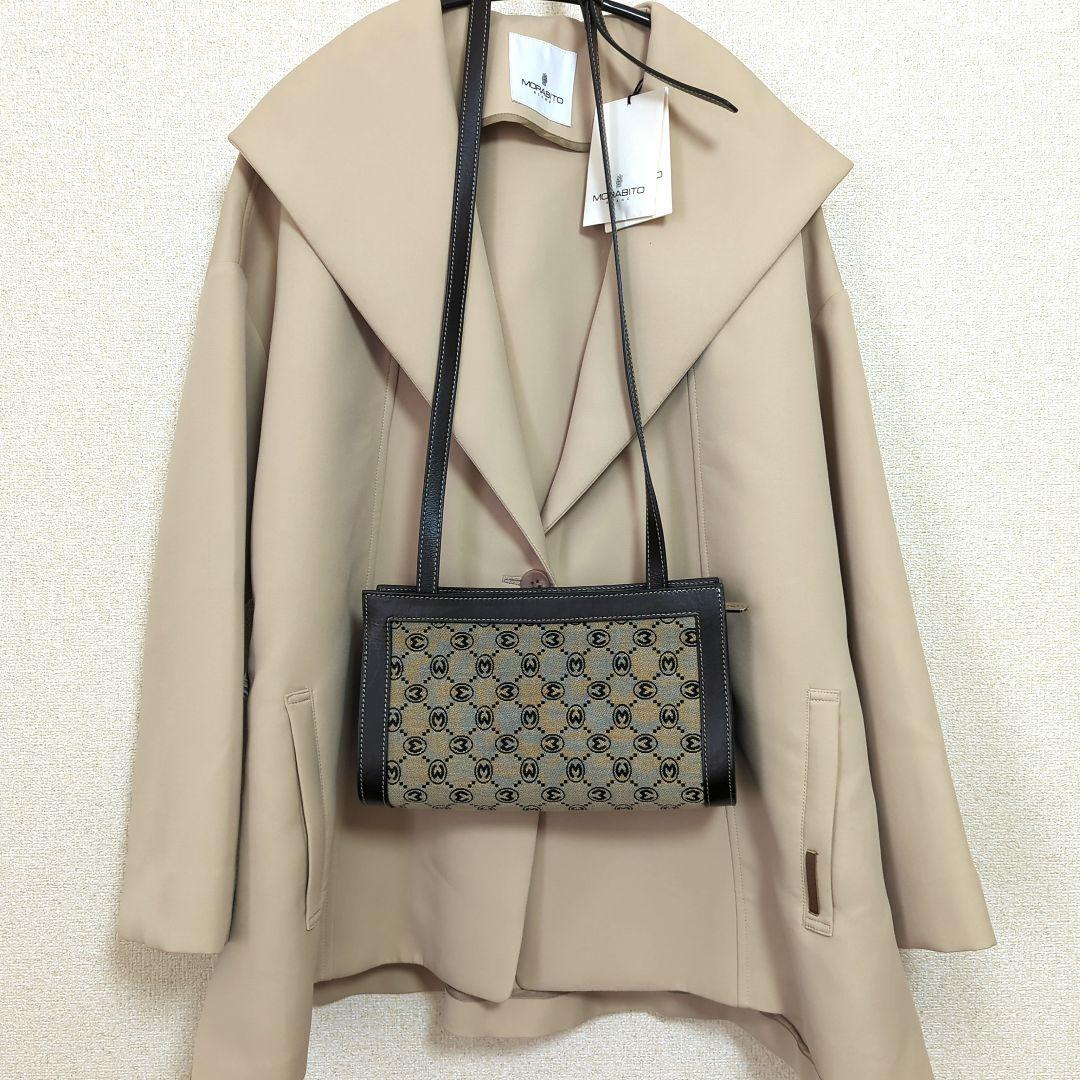 新品タグ付き】MORABITO BLANC フード付コート 定価¥86,900 - メルカリ