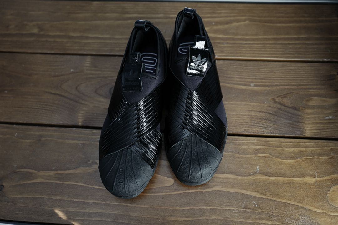 極美品 アディダス スーパースター スリッポン 24.0cm（BD8055）