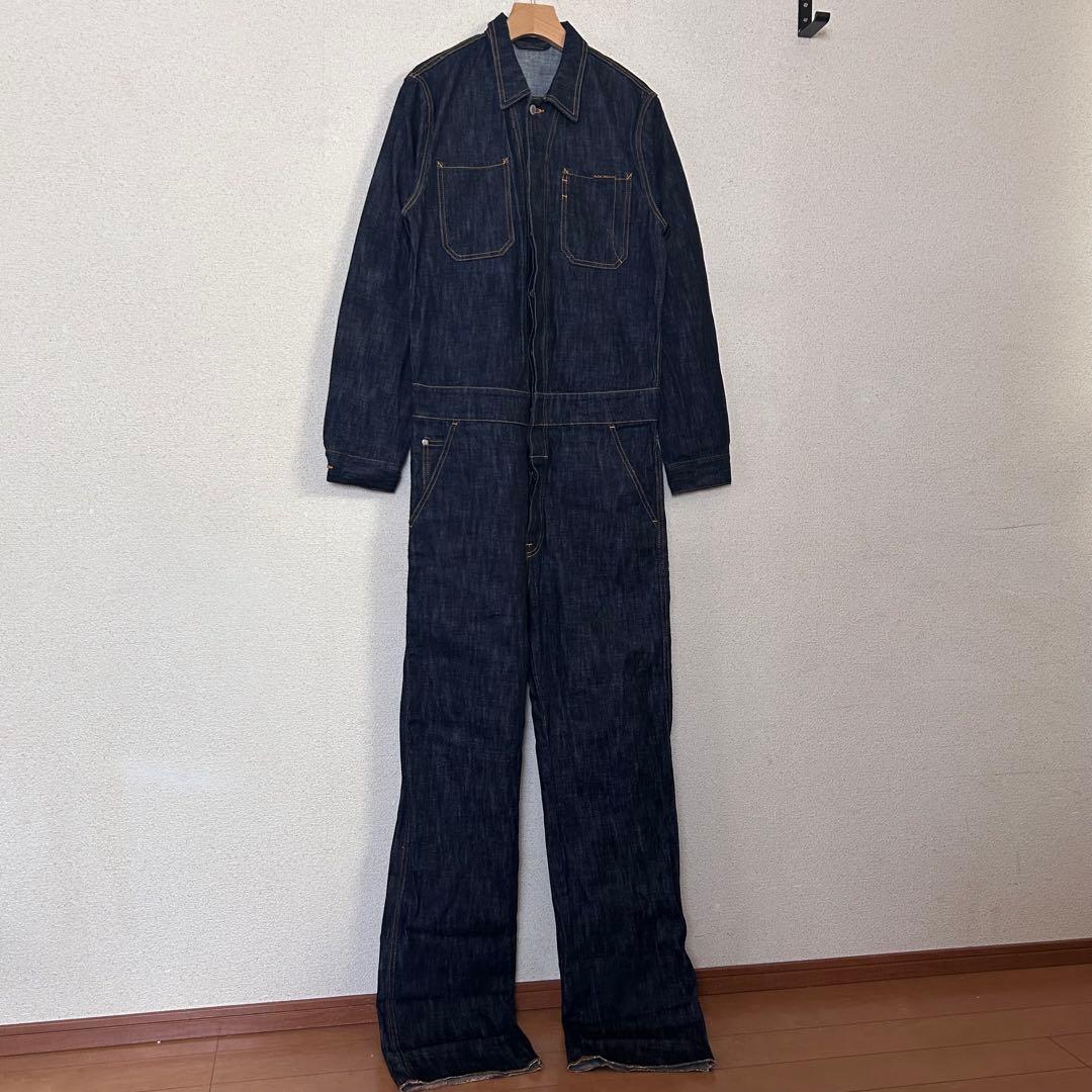 Z122【即完売】【記念品(10周年)】ヌーディージーンズ つなぎ デニム