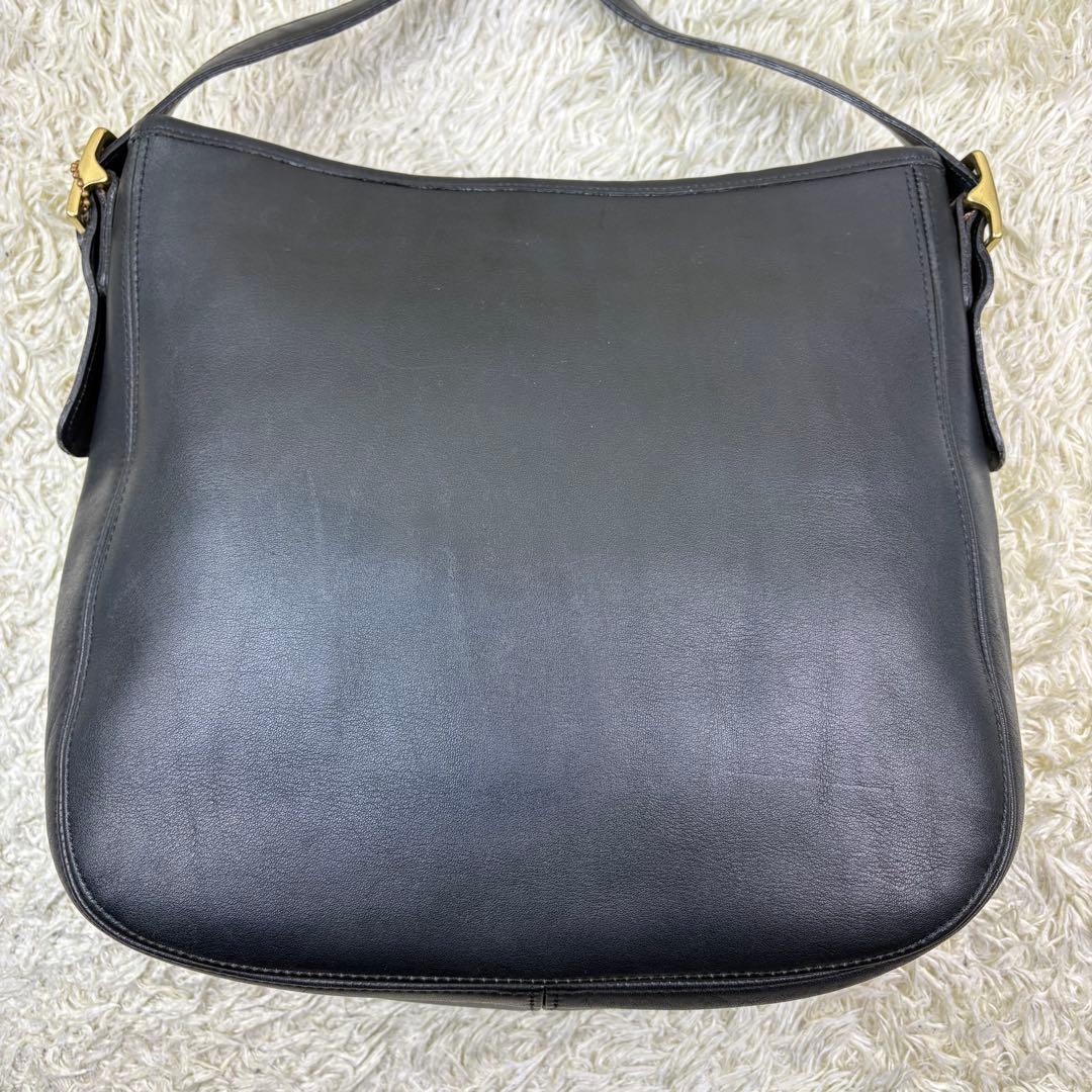 希少・極美品】 オールドコーチ ショルダーバッグ グラブタンレザー 黒