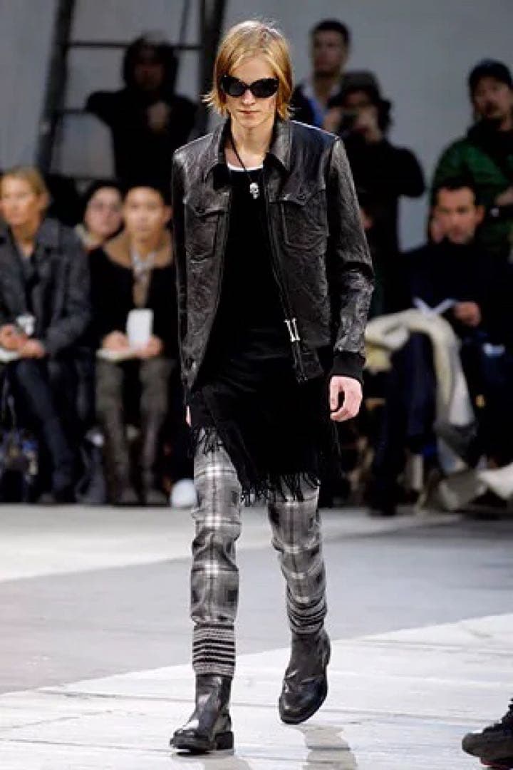 稀少 ナンバーナイン 07AW リブレザージャケット - メルカリ