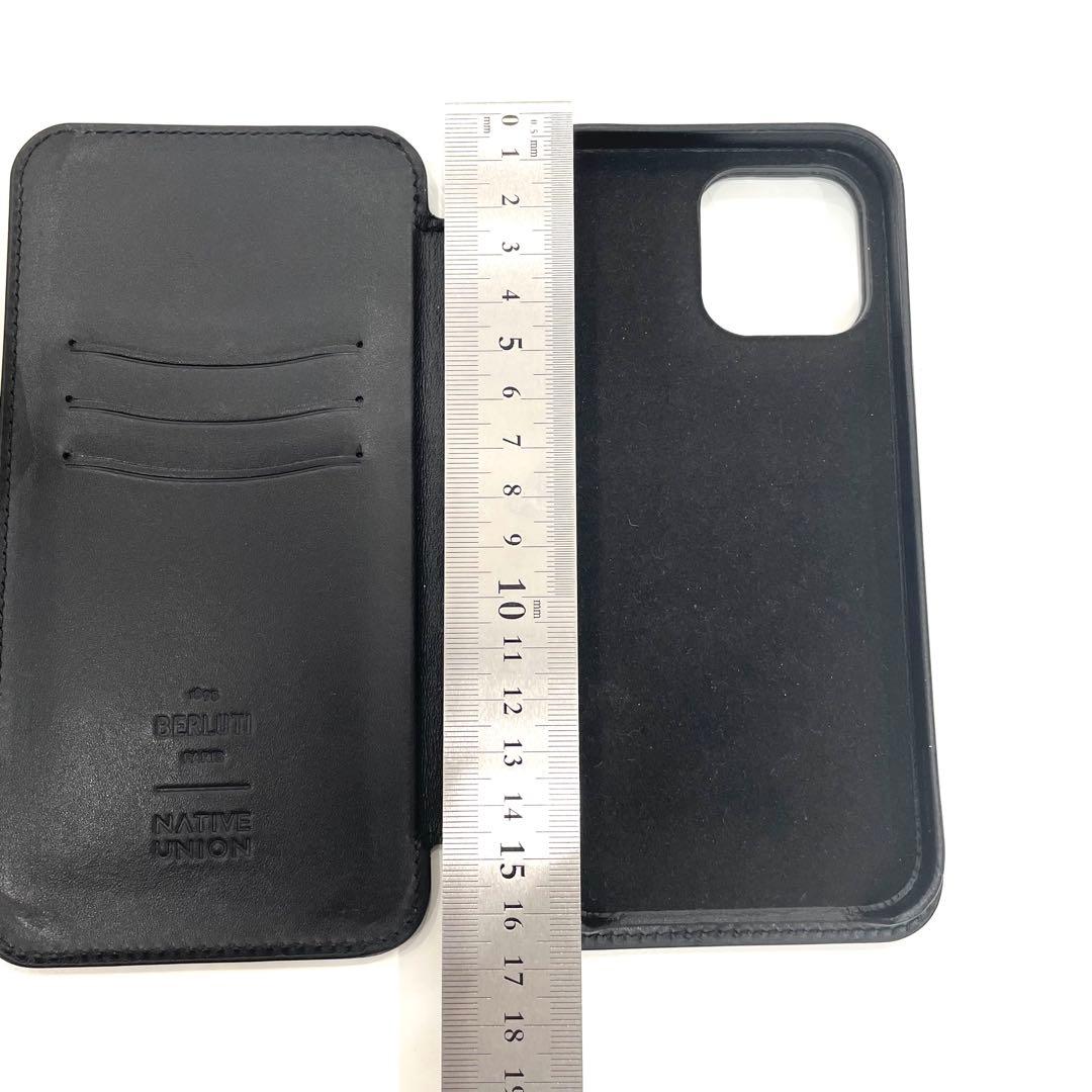 Y2505-189 ベルルッティ iPhoneケース カードポケット付 グレー - メルカリ