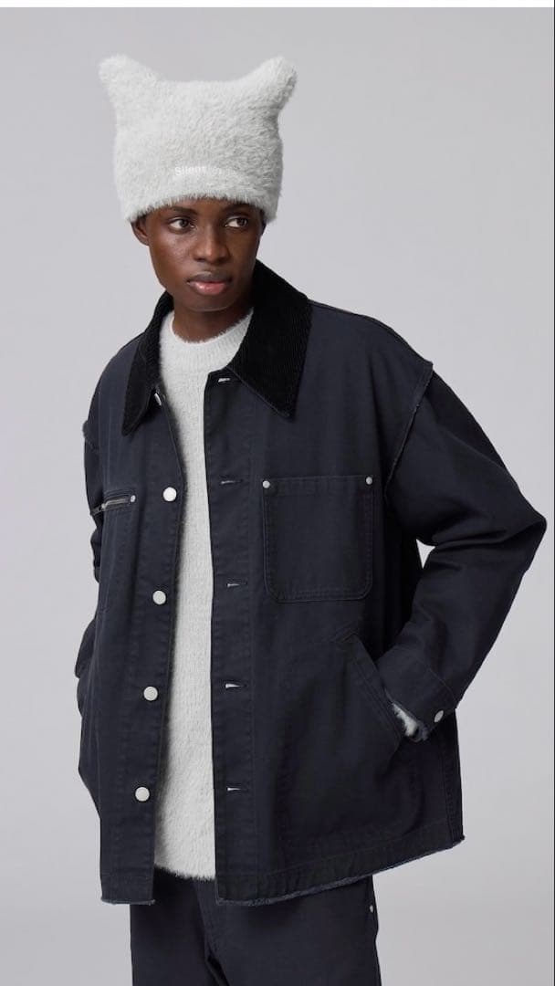 GU× UNDERCOVER 25年カバーオールジャケット ネイビー XL - メルカリ