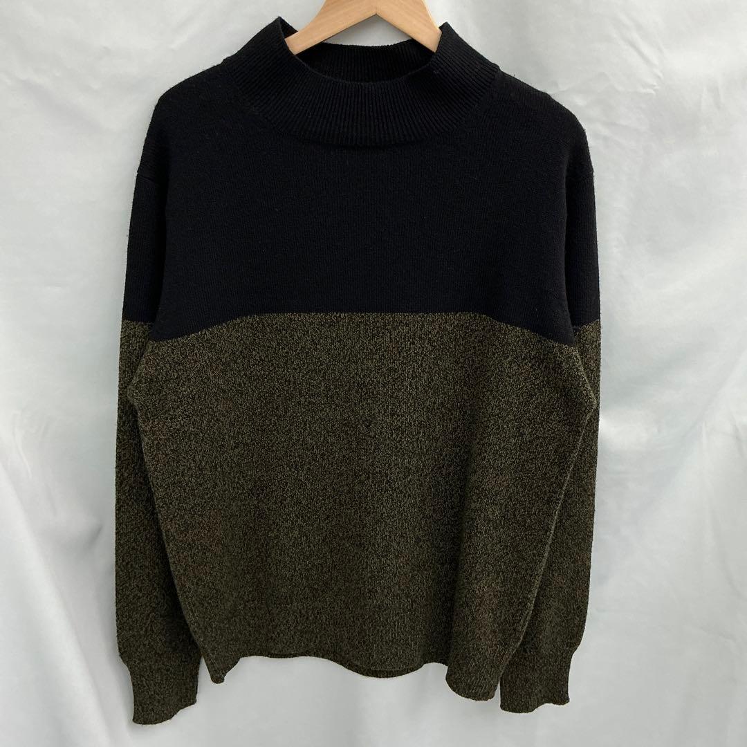 MARGARET HOWELL モックネック スイッチングウールニット 神南店から店舗限定ニットのご紹介 | MARGARET HOWELL