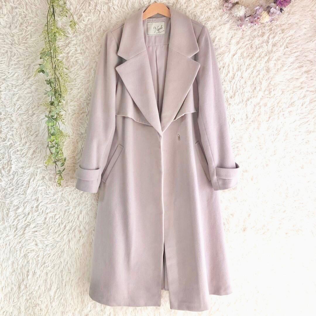 毛100% 】Noela ウールトレンチコート 美人百花 田中みな実着用 上質