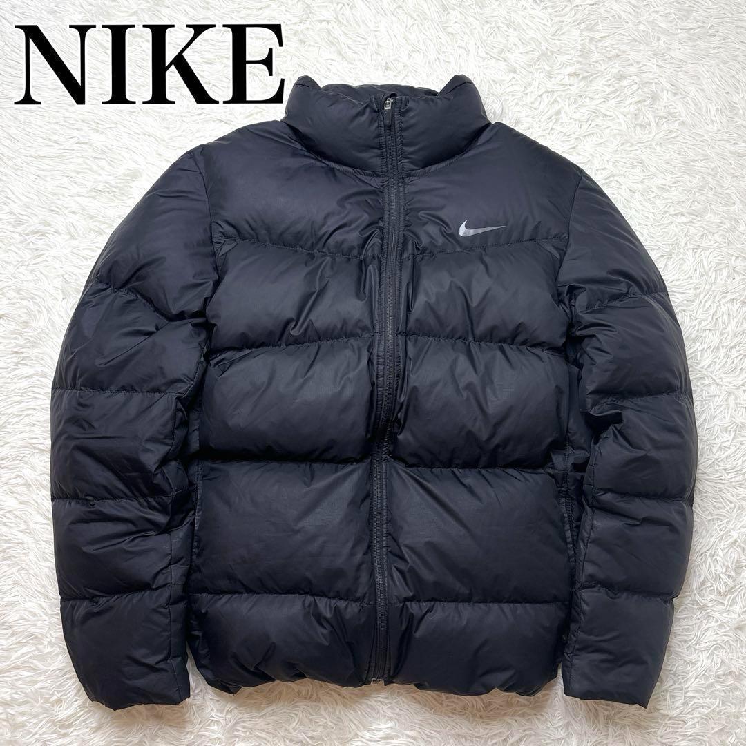 00s y2k NIKE ナイキ ダウンジャケット 黒 XL ヌプシ型 テック系