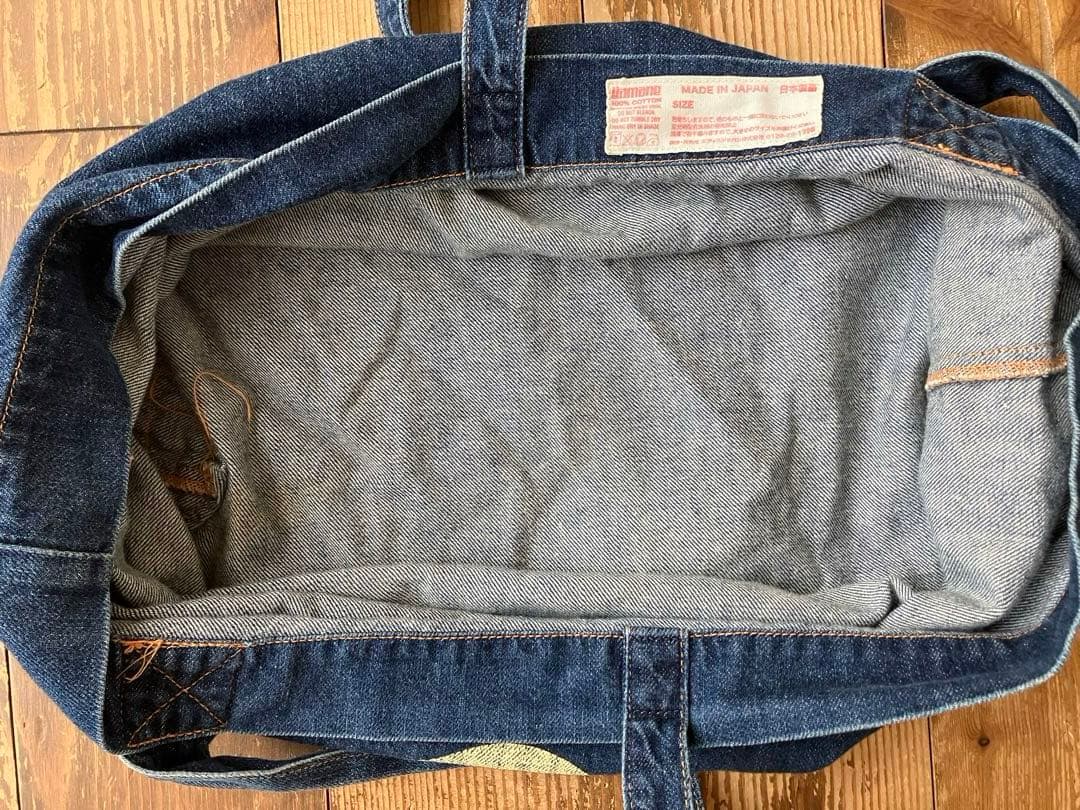 EVISU エヴィス エビス デニムトートバッグ ショルダーバッグ カモメ柄