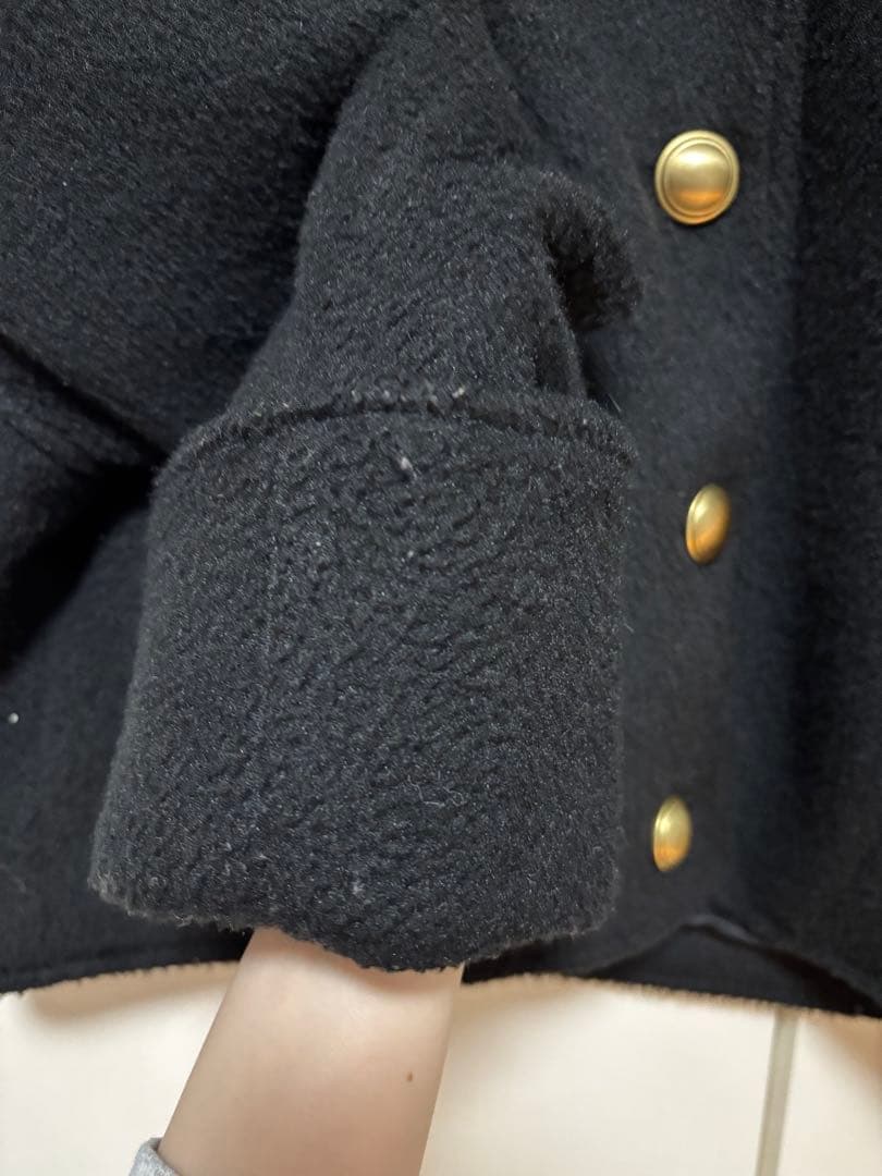 snidel ステンカラーメタルボタンジャケット ブラック - メルカリ