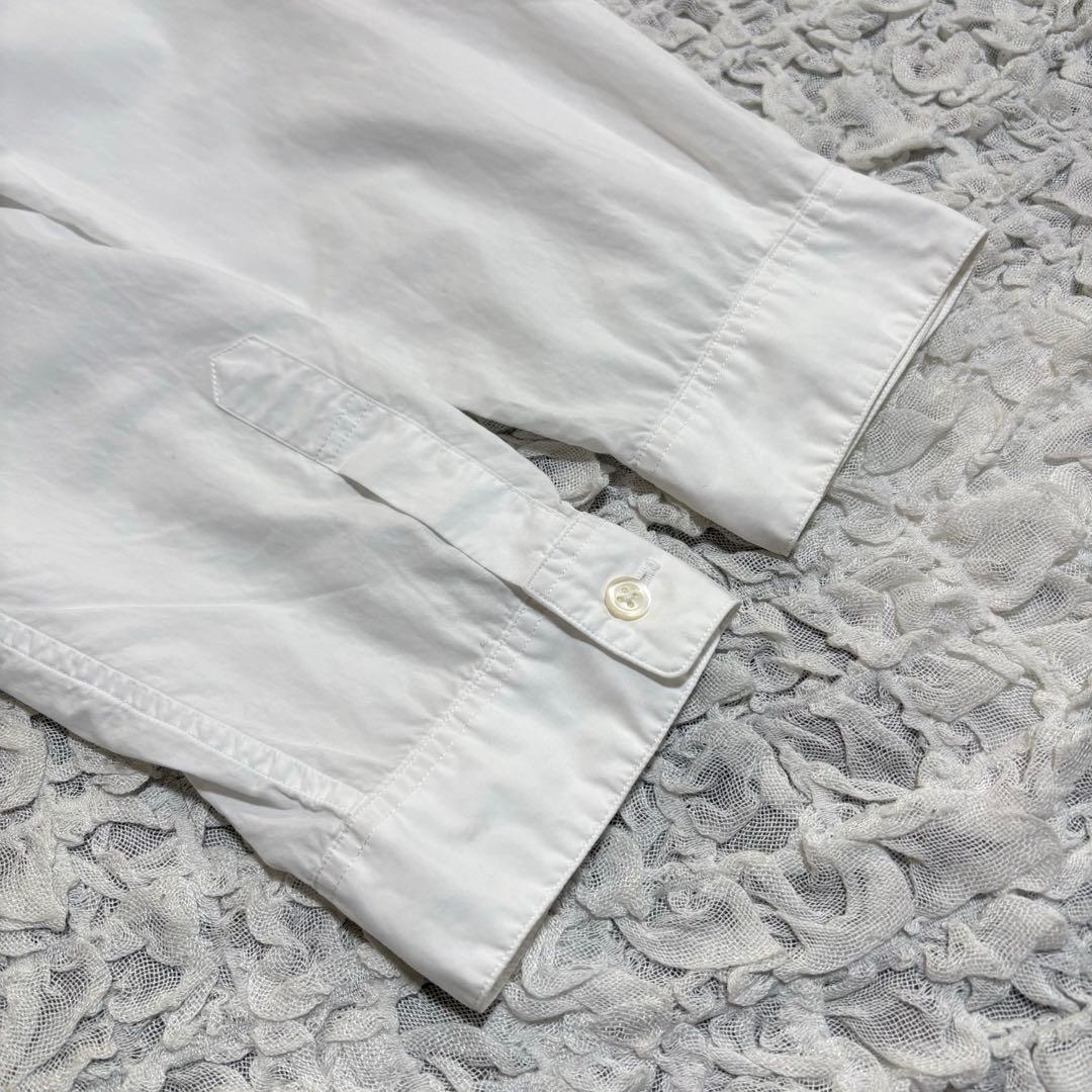 美品 マーガレットハウエル ピンタック バンドカラー ブラウス 洗える