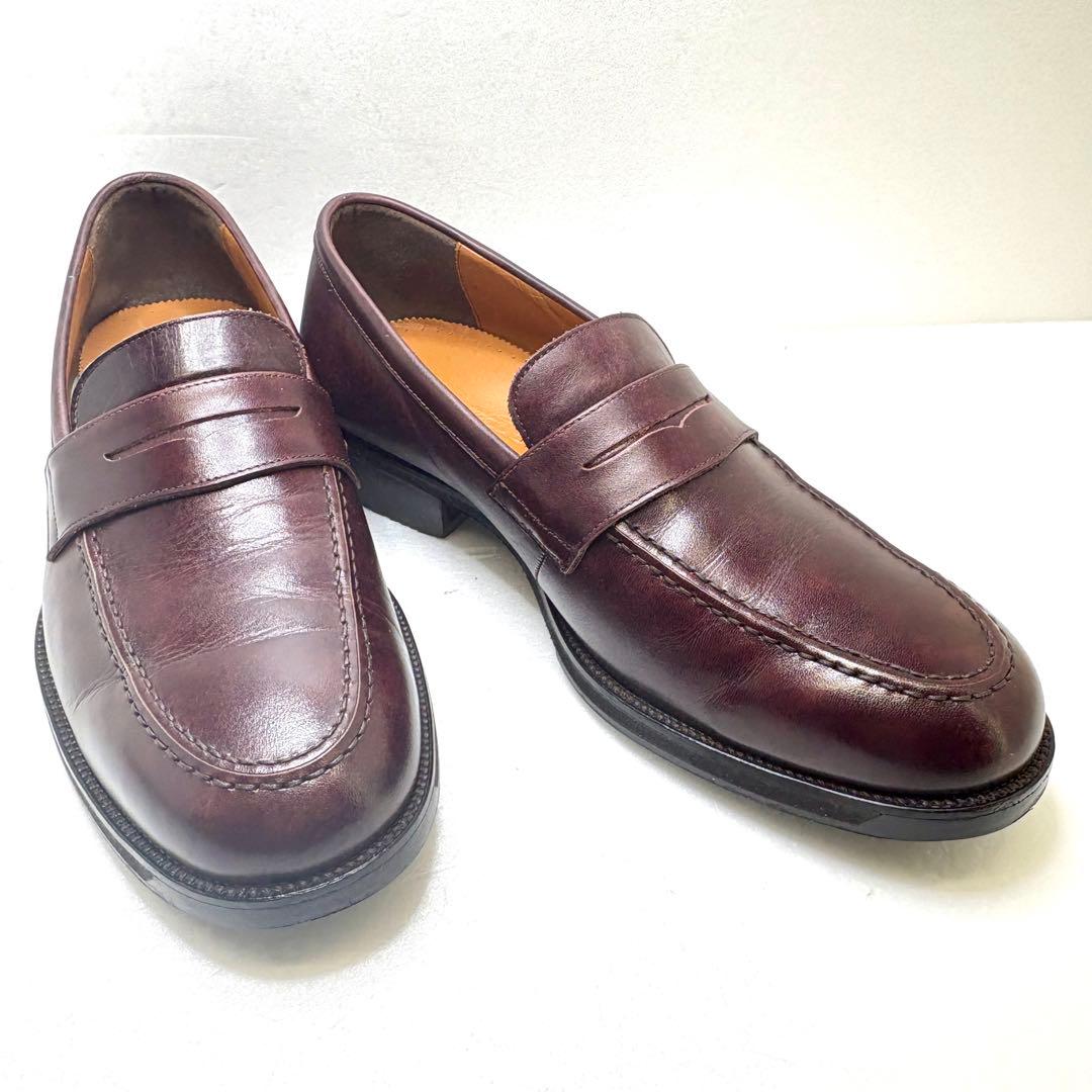 人気モデル ASICS RUNWALK 本革 ローファー 25.5cm