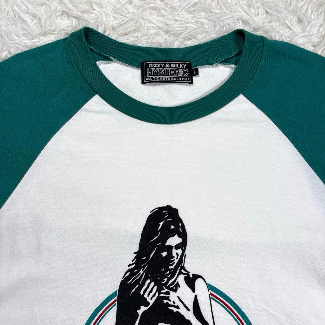 ヒステリックグラマー ラグランTシャツ 七分袖 ヒスガール コムドット