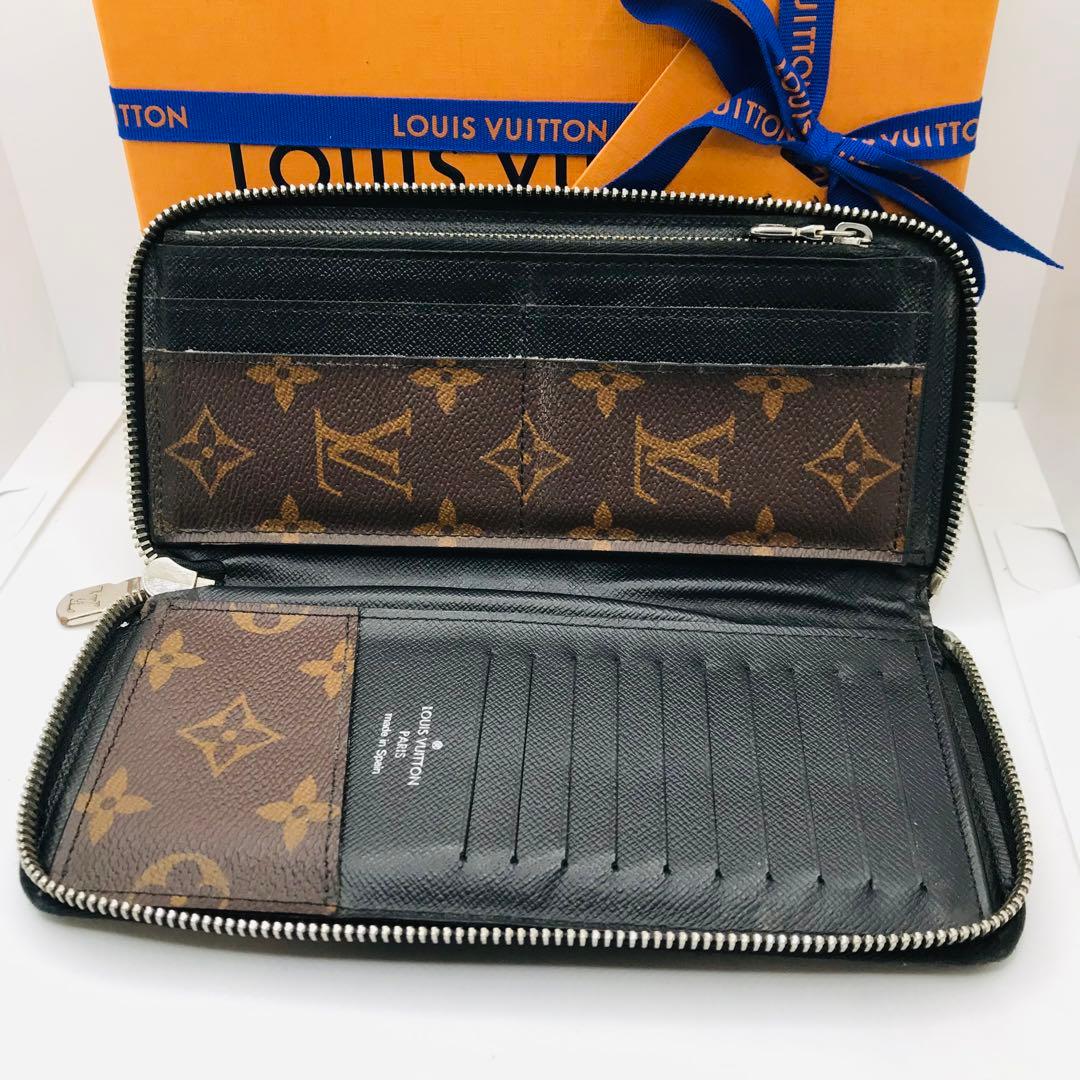ルイヴィトン✨モノグラム マカサー ジッピーウォレット ヴェル