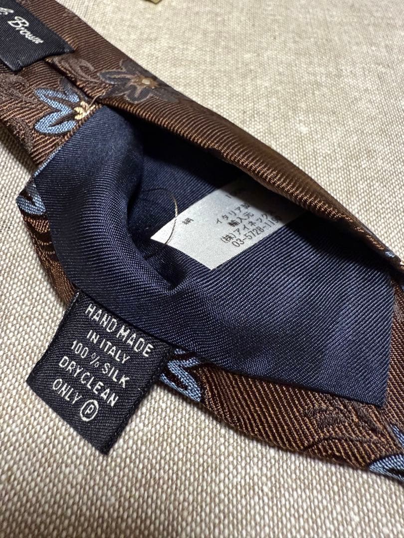 新品】Holliday & Brown／ジャガード／花柄／フローラル／ブラウン