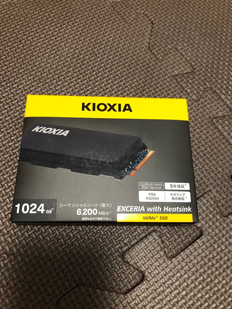 KIOXIA EXCERIA 1TB NVMe SSD ヒートシンク付き未開封② Amazon.co.jp: KIOXIA EXCERIA Heatsink NVMe™ SSD 1TB。 : パソコン