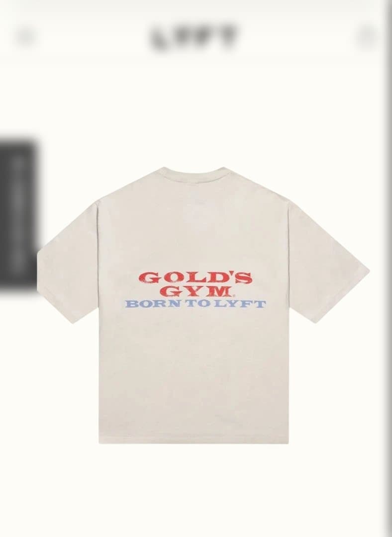 LÝFT GOLD'S GYM VINTAGE LOGO BIG T-SHIRT - メルカリ
