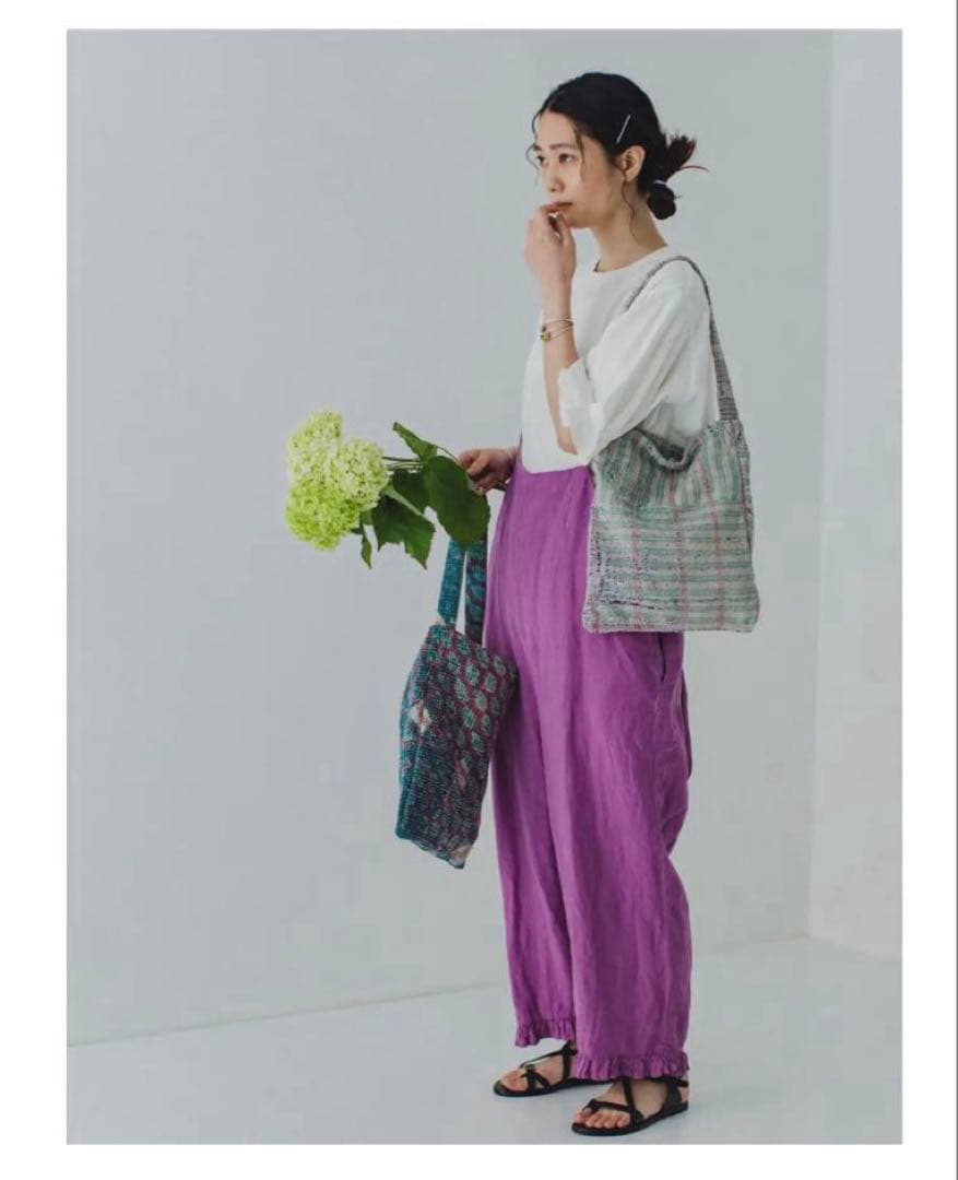 nest Robe リネンプチフリルサロペット NEW IN】ギンガムチェックシリーズ | ONLINE SHOP | nest Robe Shop