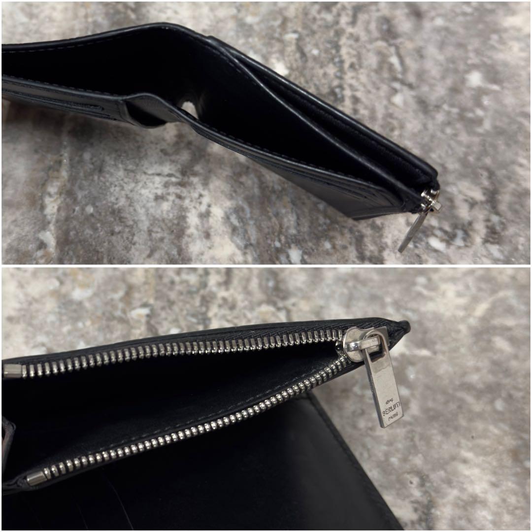 限定 定価13.6万円 ベルルッティ ペリプル スクリットレザーミニ財布