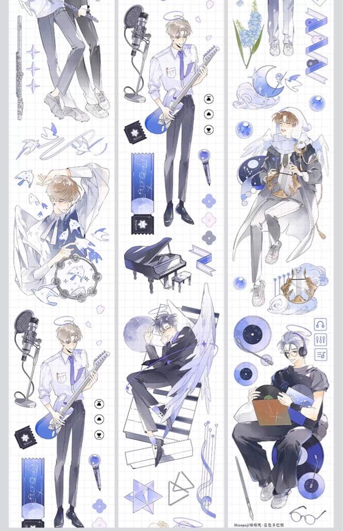 No.242 】人物マステ 海外マステ 切り売り - メルカリ