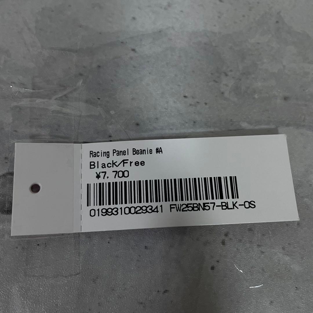 未使用品　Supreme Racing Panel Beanie \"Black\"