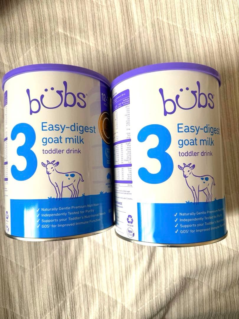 bubs 粉ミルク ヤギミルク STEP3 Bubs (バブズ) ヤギミルク・ゴートミルク ステップ3 (1歳～3歳) 大缶
