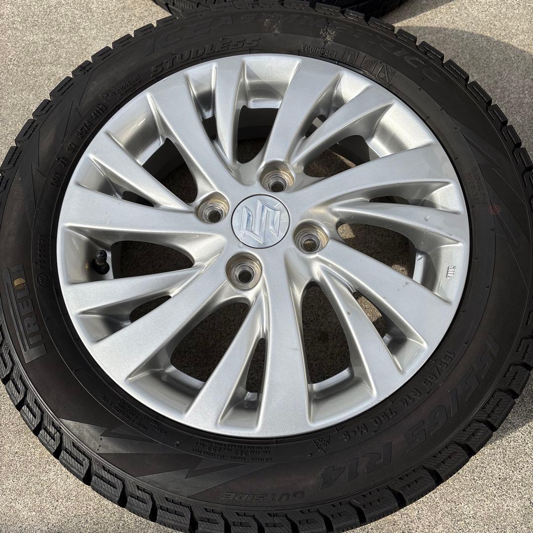 ゆか様　スズキ純正ホイール　スタッドレス　4本SET(2本) BRIDGESTONE（ブリヂストン） 4本 スズキ ハスラー 純正 新品
